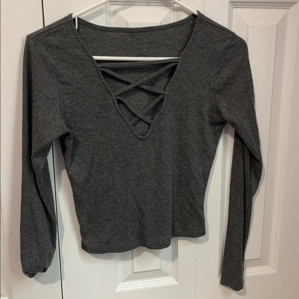 Gray Top